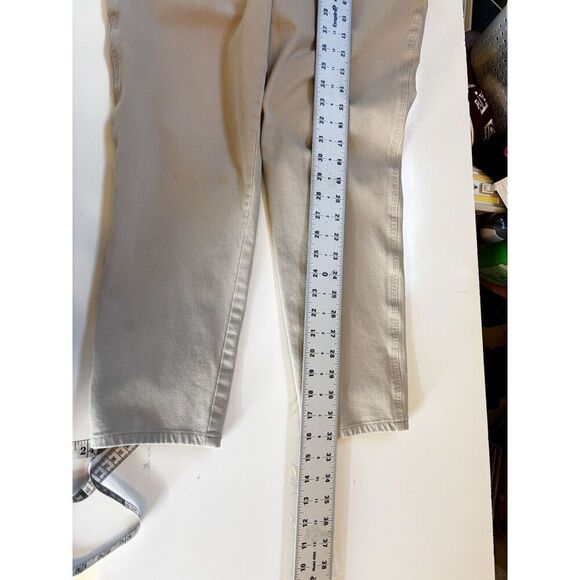 Chicos So Slimming Capri Cream Crop Pants Size 2 Vanity - Picture 6 of 10